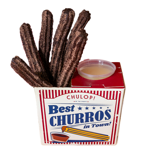 6 Chocolate Churro Fries with A Dip