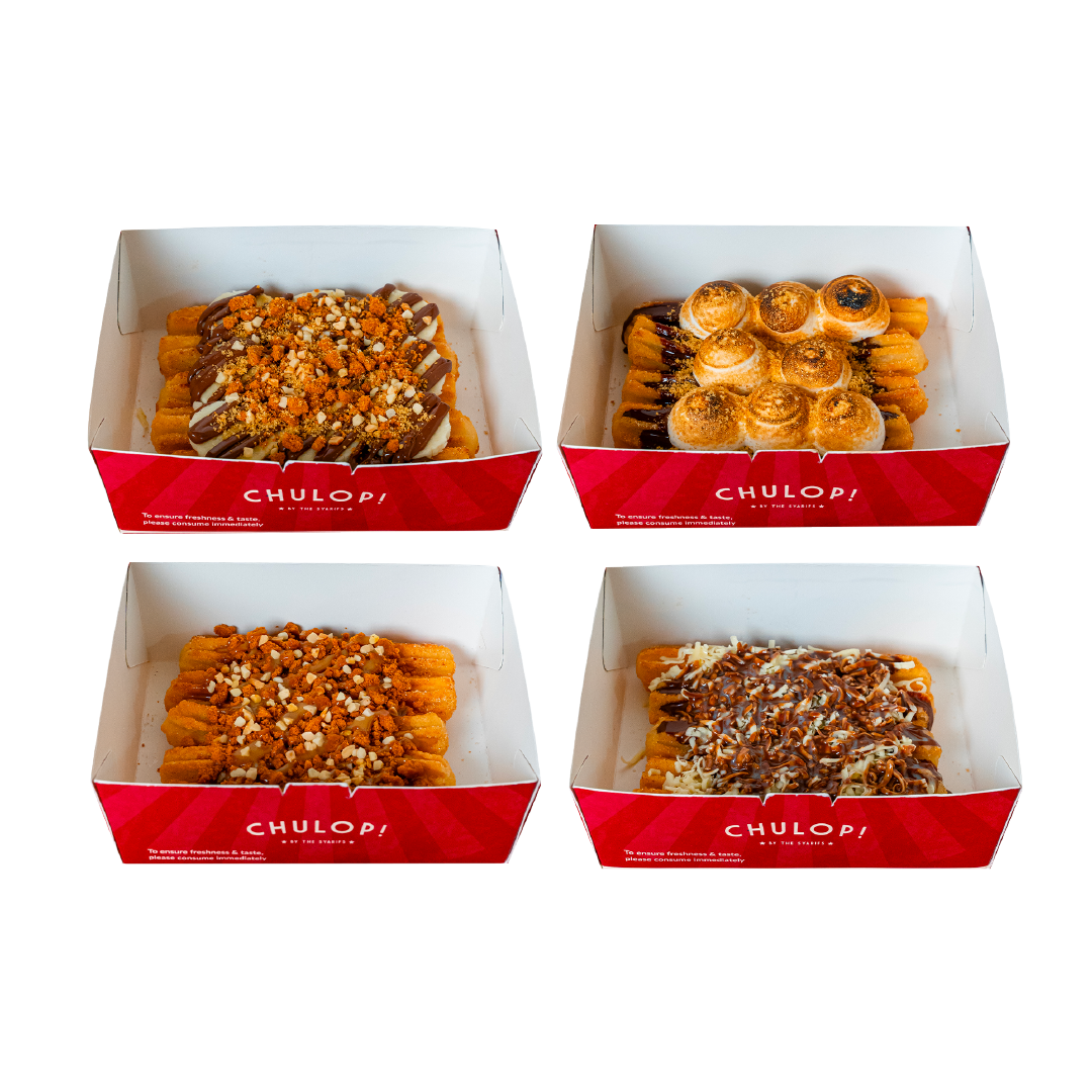 Assorted Churros With Toppings
