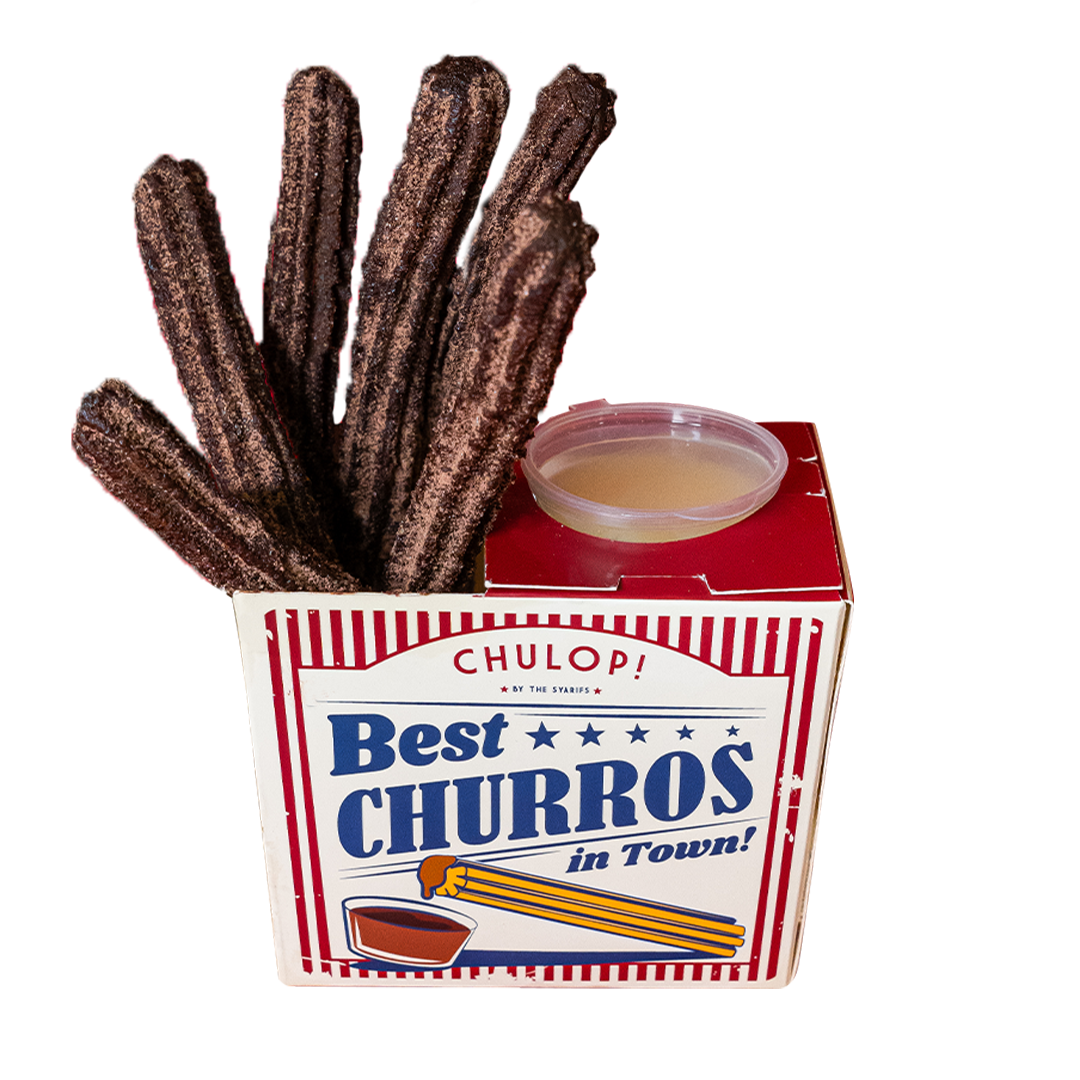 6 Chocolate Churro Fries with A Dip
