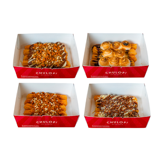 Assorted Churros With Toppings