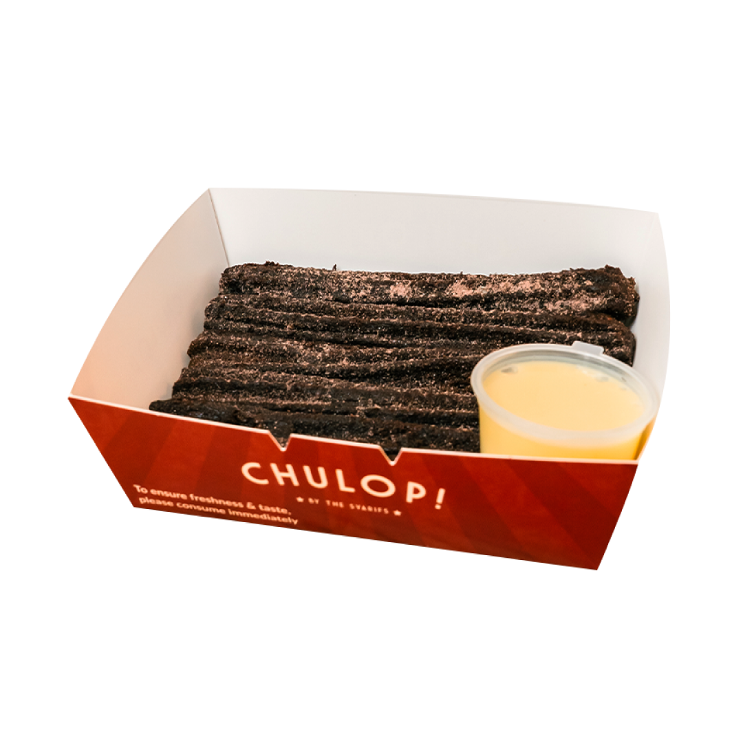 6 Chocolate Churro Fries + 1 Dip